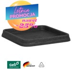 Podstawka pod doniczkę kwadratowa 36cm antracyt Geli BIANCA / LETNIA PROMOCJA