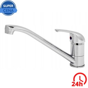 Bateria zlewozmywakowa 11,2 cm  stojąca długa wylewka chrom