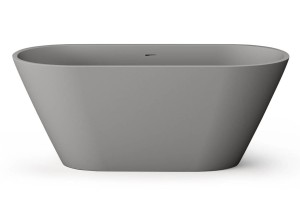 Wanna wolnostojąca 166x 72,5x63 cm / 240 l , barwiona  w masie Silkstone – współczesy marmuru szary mat DECO NUDO