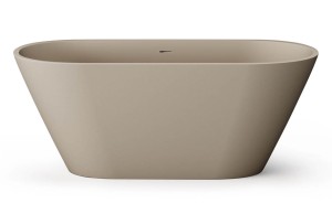 Wanna wolnostojąca 166x 72,5x63 cm / 240 l , barwiona  w masie Silkstone – współczesy marmuru Matte Caffelatte DECO NUDO