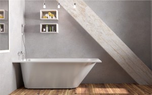 Wanna  169,3x74,5x 60 cm / 200L, biała COMPACTINO 