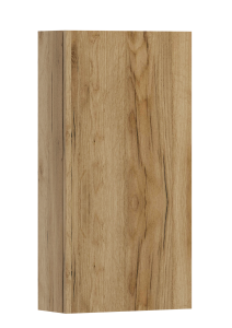 Wisząca szafka łazienkowa EVA 40,  16,6x40x78cm dąb craft złoty ADK MEBLE