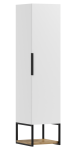 Słupek łazienkowy 130cm stojący/wiszący, drewno/metal KUBA W3, ADK MEBLE 