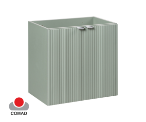 Szafka pod umywalkę 60x57x39cm, 2 drzwi, LINE REED GREEN D 82-60-2D