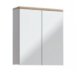 Szafka z lustrem biała seria BALI 60 cm Soft Close