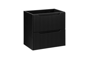 Szafka pod umywalkę, dwie szuflady 57x60x39cm NOVA BLACK D2 82-60-2S