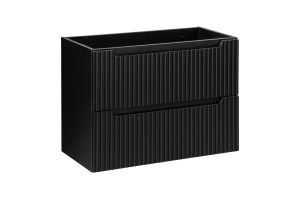 Szafka pod umywalkę, dwie szuflady 57x80x39cm NOVA BLACK D2 82-80-2S