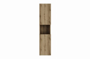 Szafka wysoka 140x30x25cm NOVA OAK A 80-03-2D(W80-01A)