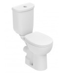 Kompakt WC CREAVIT dla osób niepełnosprawnych ,wysoki 45,5 cm z deską / poziomy odpływ (muszla WC + zbiornik + zawór) 