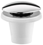 Odpływ wannowy 6/4" click-clack / bez przelewu, chrom