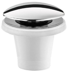 Odpływ wannowy 6/4" click-clack / bez przelewu, chrom