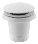 Odpływ wannowy 6/4" click-clack / bez przelewu, biały mat