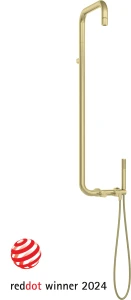 Deszczownica LOFT 122,7 cm z baterią prysznicową , złoto szczotkowane