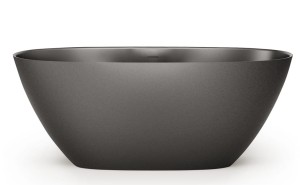 Wanna wolnostojąca Perla 160x75x60,Silkstone 275l Graphite PAA  
