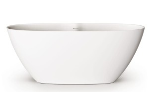 Wanna wolnostojąca Perla 160x75x60,Silkstone 275l Matte White PAA  