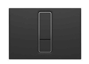 Przycisk spłukujący 202x145x10mm, SANIT Ineo Bright czarny mat