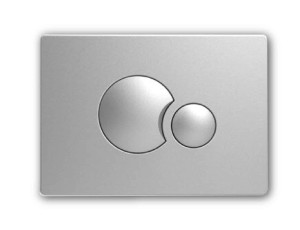 Przycisk spłukujący 170x100mm, SANIT S706 Chrom mat