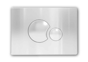 Przycisk spłukujący 170x100mm, SANIT S706 Chrom połysk