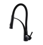 Bateria kuchenna 44 cm , wylewka obrotowa 360° PELICAN BLACK PURE