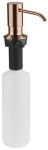 Dozownik mydła blatowy 55x278x103 mm / 350 ml okrągły, miedź mat