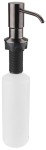 Dozownik mydła blatowy 55x278x103 mm / 350 ml okrągły, gun metal