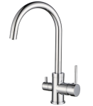 Bateria kuchenna 37,7cm z funkcją wody filtrowanej chrom SABIA DUO