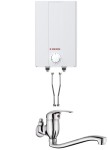 Mały ogrzewacz wody nadumywalkowy bojler 5 L Stiebel Eltron ESH 2 kW + Bateria bezciśnieniowa górna z rurkami +perlator ,KFA , HST