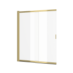 Parawan nawannowy 110x140 cm/ 6 mm rozsuwany 2-częściowy lewy / prawy  , Unoszony zawias, złoty połys Liner  