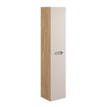 Szafka wysoka 170x35x33 cm 2 drzwi , OCEAN BEIGE Dąb Olejowany, Beż