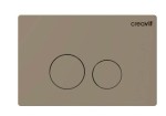 Przycisk spłukujący do stelaża CREAVIT, TERRA cappuccino mat