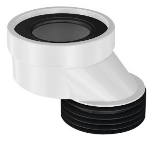 Redukcja WC ekscentryczna 60 mm -umożliwia dopasowanie miski WC do pionu kanalizacyjnego w przypadku przesunięcia osi odpływu. 