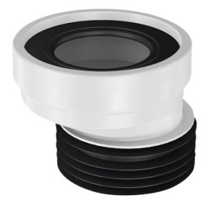 Redukcja WC ekscentryczna 20 mm -umożliwia dopasowanie miski WC do pionu kanalizacyjnego w przypadku przesunięcia osi odpływu.   