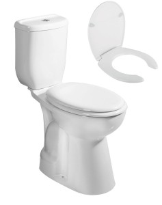 Kompakt WC 363x455x670 mm dla niepełnosprawnych + deska typu "U" 