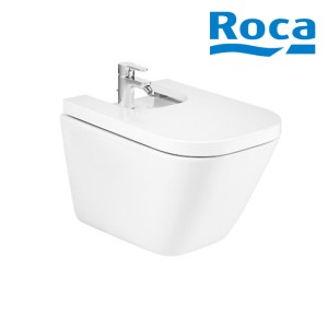 Bidet podwieszany 35x40x54 cm ROCA GAP SQUARE zestaw montażowy w komplecie , biały