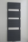 Grzejnik łazienkowy 1200x600mm, 700W czarny Equa 