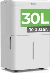 Osuszacz powietrza 30L /do 245 m³/90 m², z filtrem i wężem odpływowym 1 m, timer /30 x 35 x 52 cm  40dB, z cyfrowym wskaźnikiem wilgotności , łazienki, piwnicy 