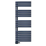 Grzejnik łazienkowy 1768x600mm, 1580W czarny Eldor 
