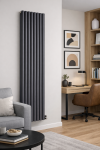Grzejnik łazienkowy 1800x472mm, 2395W czarny Solaria