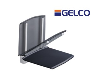 Siedzisko prysznicowe składane 32,5x32,5 cm / 120 kg, ciemno szary