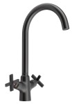 Bateria kuchenna 35,70 cm styl LOFT z kurkami , gun metal XELLA 