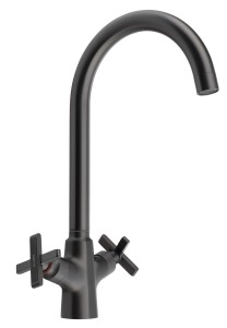 Bateria kuchenna 35,70 cm styl LOFT z kurkami , gun metal XELLA 