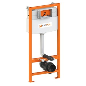  Stelaż  1120–1290 mm podtynkowy do WC KK-POL PREMIUM /  Możliwość montażu narożnego