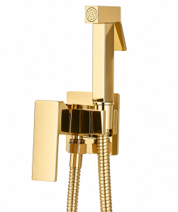 BIDETTA - bateria bidetowa  brushed gold Scalea 