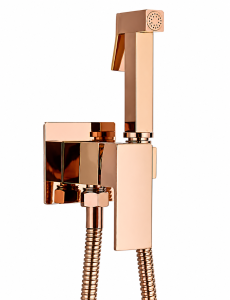 BIDETTA - bateria bidetowa  brushed rose gold Scalea  