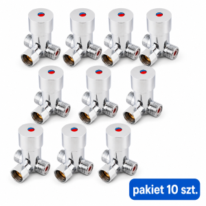 Pakiet 10 szt. - Mieszacz wody-ciepła zimna woda mieszanie  / Regulator temperatury 1/2 X 1/2   