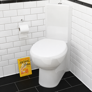 Kompakt narożny / corner przylega do ściany79x68x33 cm odpływ poziom/pion  + deska soft close duroplast wypinana ,  biały Ecke  