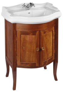 Szafka 60x80x45cm buk z umywalką ceramiczna 69x52cm biały , zestaw Retro  