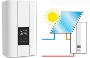 Przepływowy ogrzewacz wody 11/13,5/15kW 400V Trójfazowy sterowany elektronicznie 483x230x132mm POW LCD MULTI 2  WIJAS
