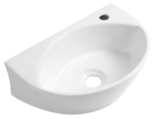 Mała umywalka ceramiczna 40x27cm, biały