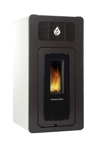 Termokominek PW 25 kW 119x62x58 cm na pellet z płaszczem wodnym